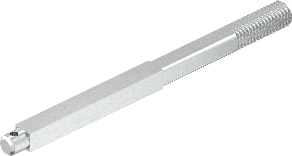 Shaft, Steel zinc-plated