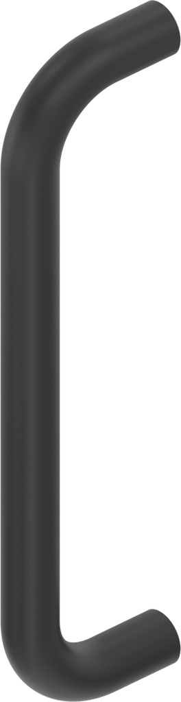 Bow-type handle, Aluminium black plastic-coated