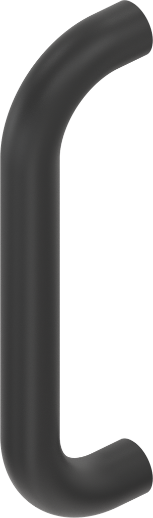 Bow-type handle, Aluminium black plastic-coated