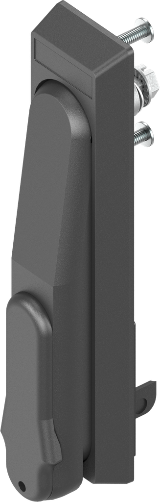 Zwenkgreep voor profiel-halfcilinder 45 mm (A = 35 mm), polyamide GF zwart