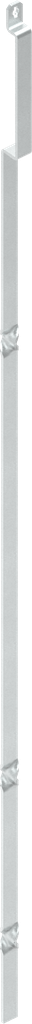 tringle plate à torsion pour la partie inférieure, acier zingué