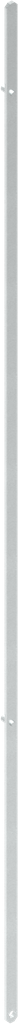tringle plate 10x3 à simple galet pour passages étroits, acier zingué