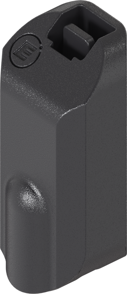 sabot d'arrêt pour tringle ronde, polyamide GF noir