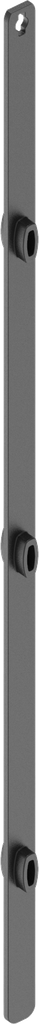 tringle plate à pastille, polyamide GF noir