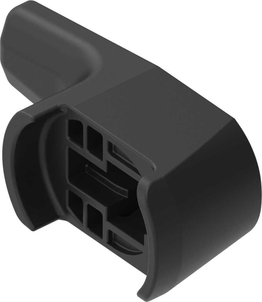 came d'encliquetage H =18 mm, polyamide GF noir