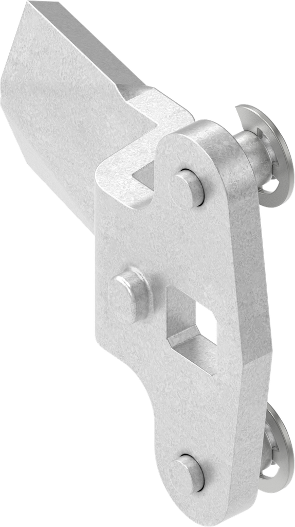 came avec adaptateur, acier zingué