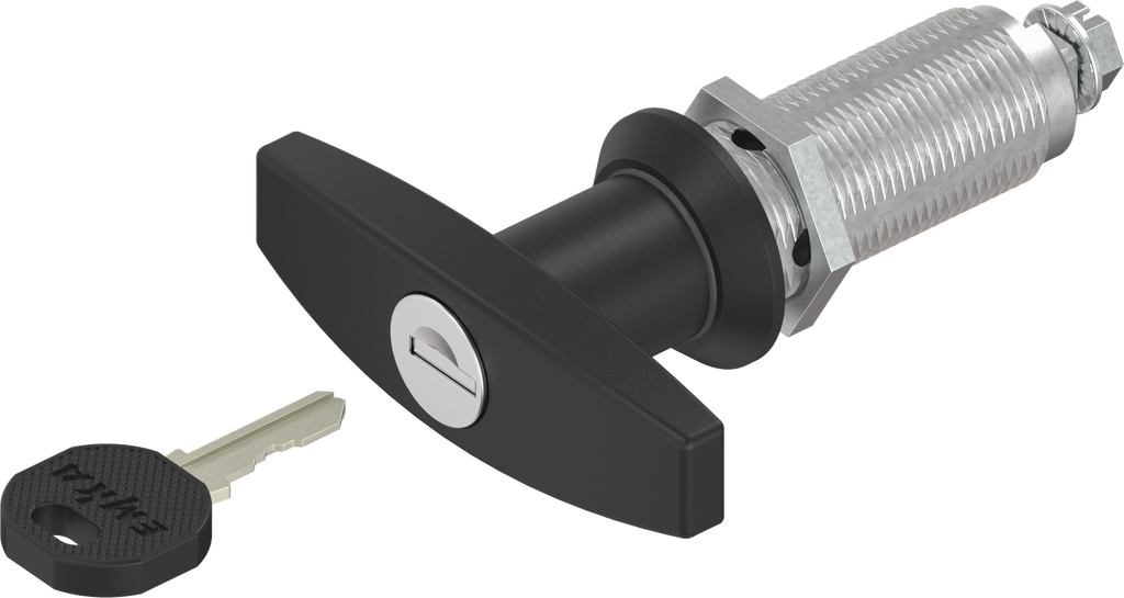 T-greep sleutelnummer EK 333, Zamak en polyamide zwart