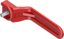 poignée intérieure, polyamide rouge