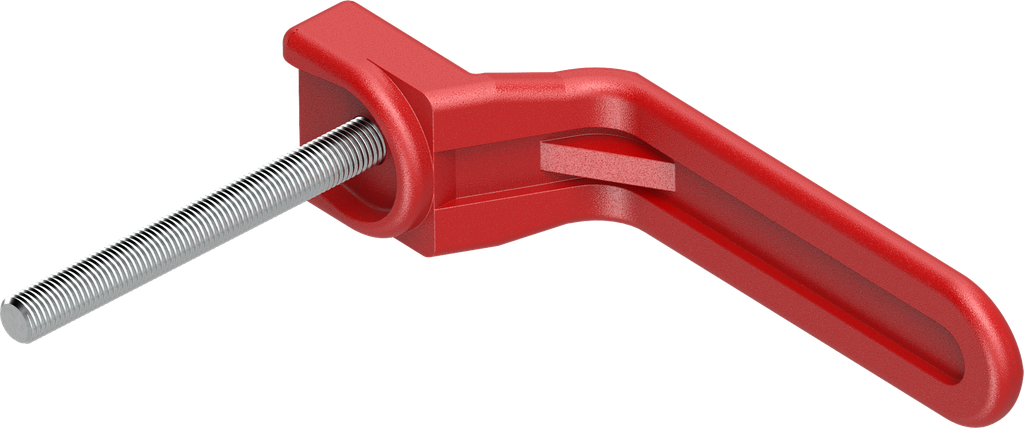 Inside handle, Polyamide red
