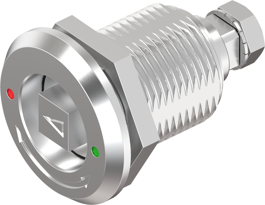 verrou à compression carré 8, inox AISI 316