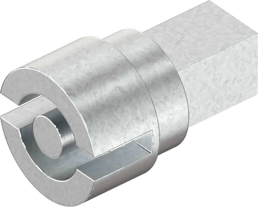 rotor double barre 5, zamak zingué