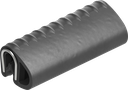 Guarnizione autobloccante, gomma spugnosa EPDM; profilo autobloccante EPDM 65 ± 5 Shore A nero