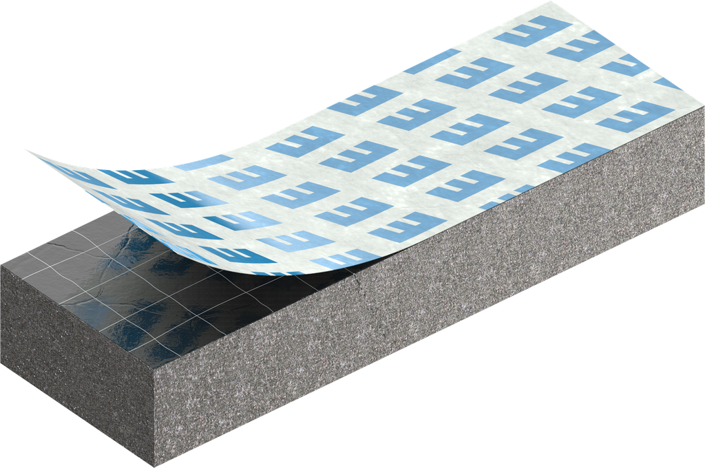 Zellgummi 5 x 10 mm, CR schwarz dehnungsfrei und selbstklebende Montagehilfe