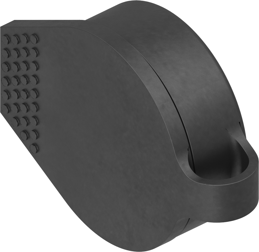 Tapa antipolvo, polietileno negro