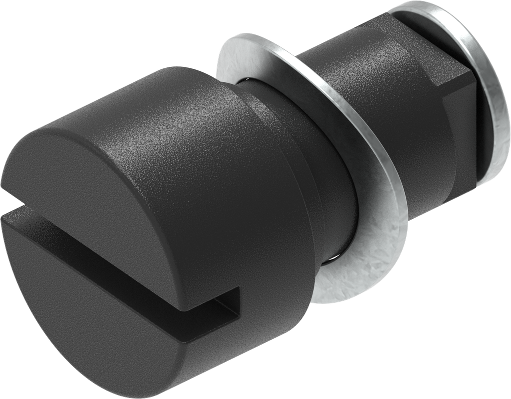 rotor fente 1,5x3, polyamide 66 GF 50 noir