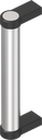 Buisgreep, Aluminium geanodiseerd