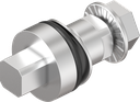 Insert square 7, Stainless steel AISI 303