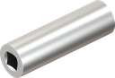 Coupling piece, Aluminium